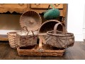 Collection Of Seven Antique American Woven Baskets