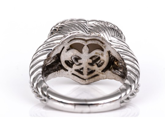 Judith Ripka Sterling Silver Collection Of Heart Motif Jewelry Pieces
