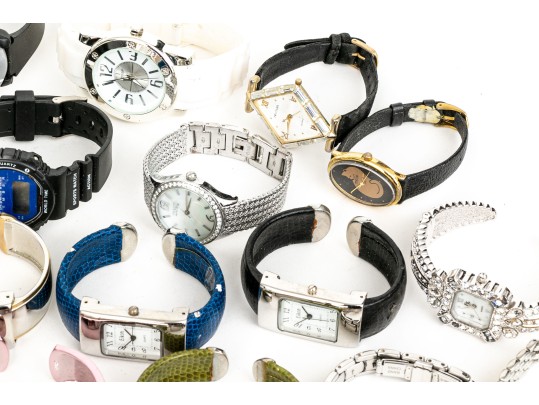 Assorted Collection Of Fun Fashion Watches, Including Skagen