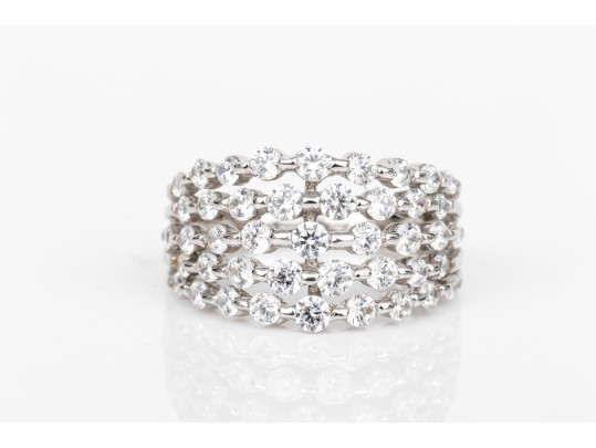 14k Gold Collection Of Five Assorted Rings, Sizes 6- To 7
