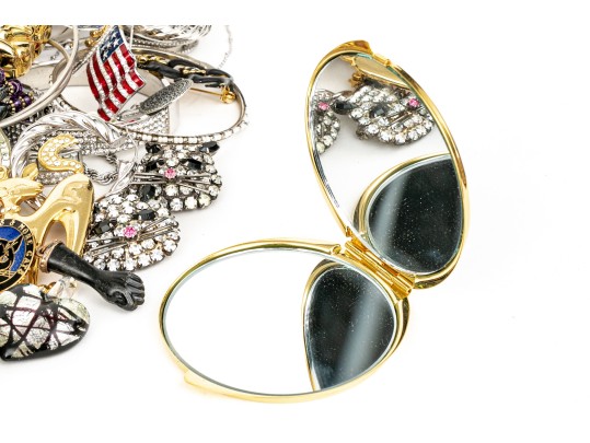Large Collection Of Assorted Costume Jewelry Pieces
