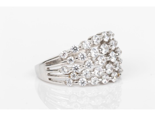 14k Gold Collection Of Five Assorted Rings, Sizes 6- To 7
