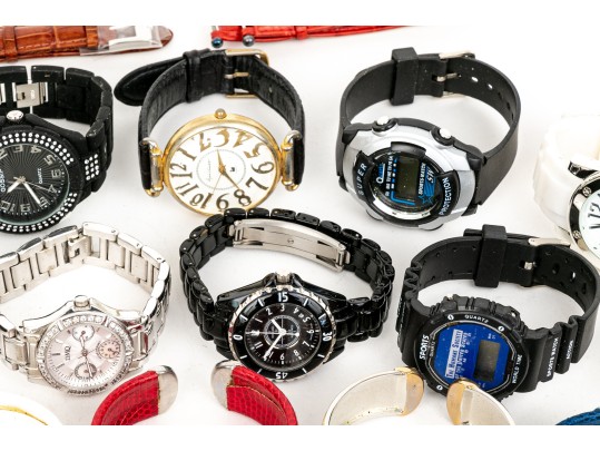 Assorted Collection Of Fun Fashion Watches, Including Skagen