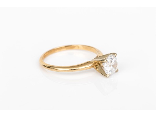 14k Gold Collection Of Five Assorted Rings, Sizes 6- To 7