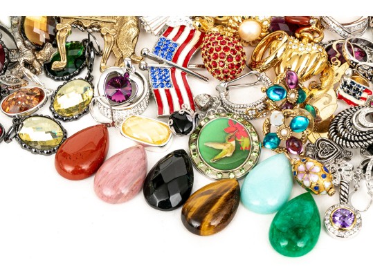 Large Collection Of Assorted Costume Jewelry Pieces