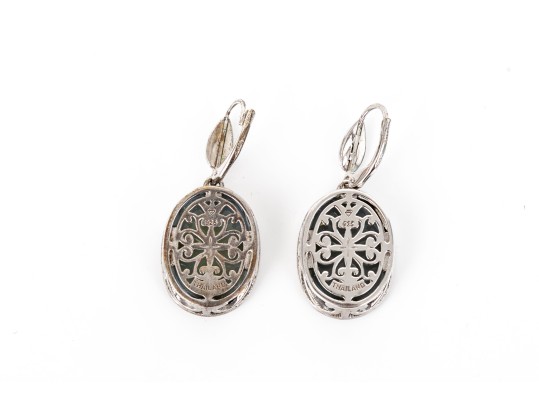 Collection Of Assorted Sterling Silver Fun Druzy Pendant Earrings