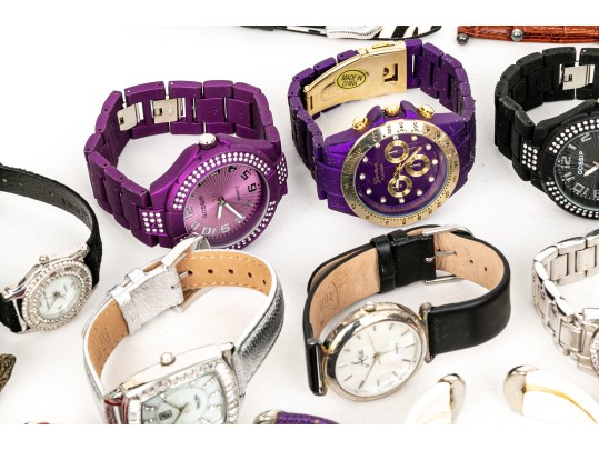 Assorted Collection Of Fun Fashion Watches, Including Skagen