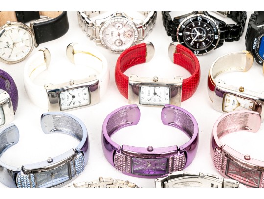 Assorted Collection Of Fun Fashion Watches, Including Skagen