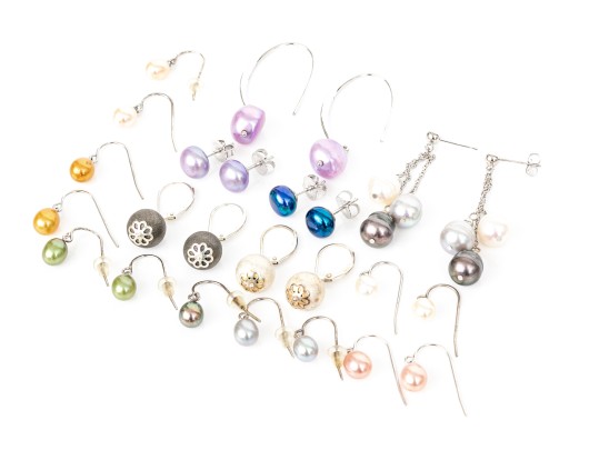 Collection Of Assorted Sterling Silver Cultured Freshwater Pearl And Ball Style Earrings