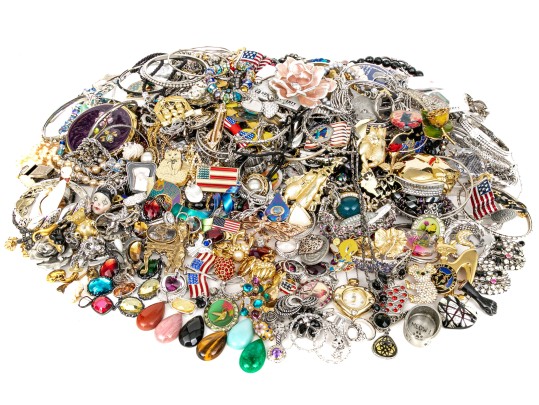 Large Collection Of Assorted Costume Jewelry Pieces