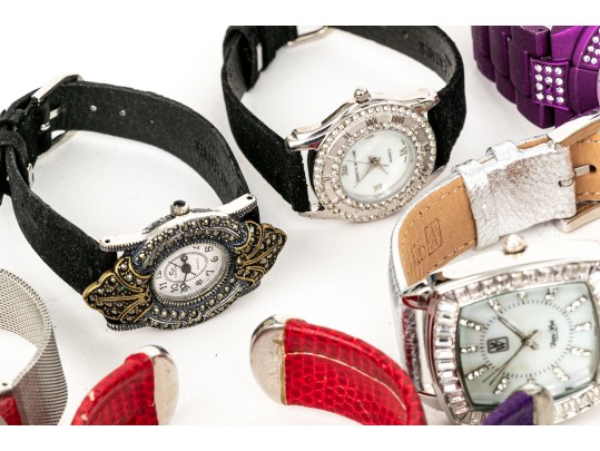Assorted Collection Of Fun Fashion Watches, Including Skagen