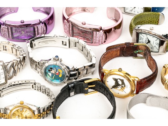 Assorted Collection Of Fun Fashion Watches, Including Skagen