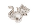 Sterling Silver Fun Diamond Set Sitting Cat Silhouette Pendant, App. 0.12 TCW