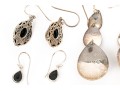 Eight Pairs Of Sterling Silver Earrings