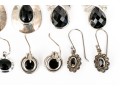 Eight Pairs Of Sterling Silver Earrings