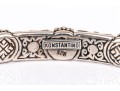 Michael Dawkins And Konstantino Sterling Silver Pair Of Balinese Patterning Slip On Bangle Bracelets