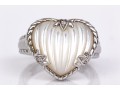 Judith Ripka Sterling Silver Collection Of Heart Motif Jewelry Pieces