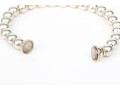 Sterling Silver Graduated Beaded Necklace And Bracelet