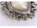 Judith Ripka Sterling Silver Collection Of Heart Motif Jewelry Pieces
