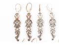 Six Pairs Of Sterling Silver Dangle Earrings