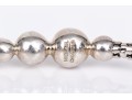 Michael Dawkins And Konstantino Sterling Silver Pair Of Balinese Patterning Slip On Bangle Bracelets