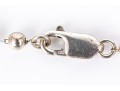 Sterling Silver Graduated Beaded Necklace And Bracelet