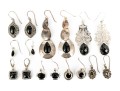 Eight Pairs Of Sterling Silver Earrings