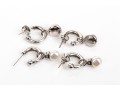 Collection Of Assorted Sterling Earrings, Including Cultured Freshwater Pearls Styles