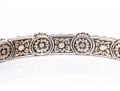 Michael Dawkins And Konstantino Sterling Silver Pair Of Balinese Patterning Slip On Bangle Bracelets