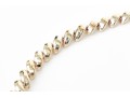 Sterling Silver Striking Graduated Faceted 18