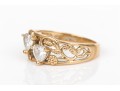 14k Gold Collection Of Five Assorted Rings, Sizes 6- To 7