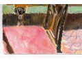 Hannah Cole Buie (American, B. 1955) Living Room Scene Oil On Canvas Painting
