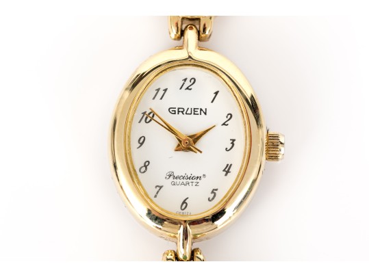 Fantastic Gruen Scarab Beetle Set Quartz Watch.