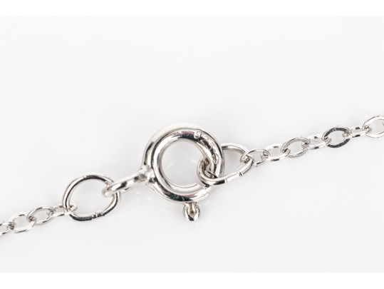 Sterling Silver Whimsical Butterfly Necklace And Matching Earrings,