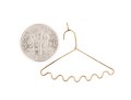 14k Yellow Gold Whimsical Scalloped Wire Hangar Pendant
