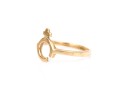 14k Yellow Gold Women's Icon Ring, Size 6