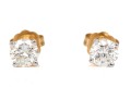 Classic 14K Brilliant Cut Diamond Stud Earrings, 0.5 TCW