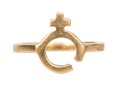 14k Yellow Gold Women's Icon Ring, Size 6