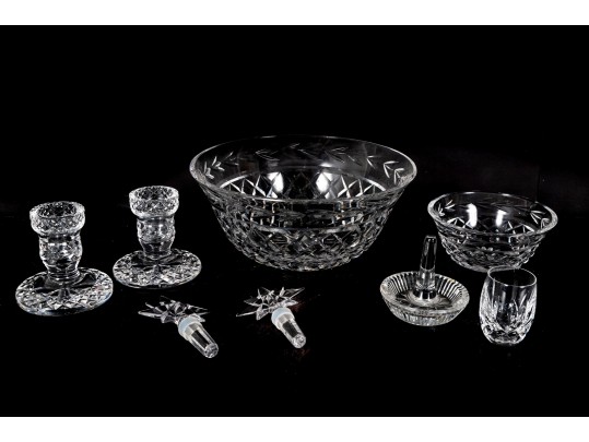 Mixed Cut Crystal Glass Items (Incl. Waterford)