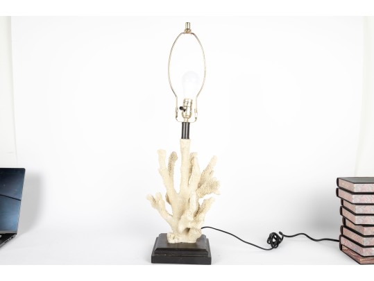 Stag Horn Coral Table Lamp