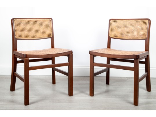 1970's Italian Cane Seat Chairs 