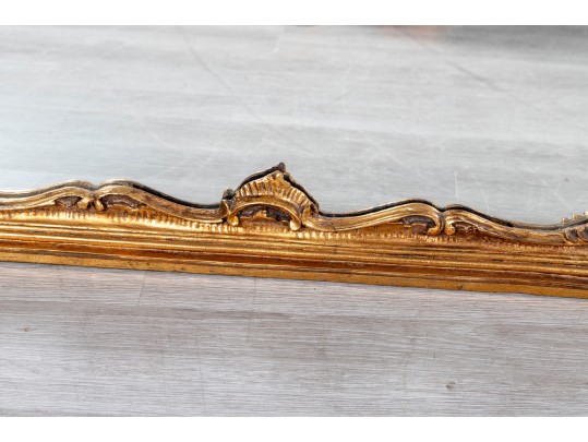 Baroque Louis XV Style Gilt Wall Mirror 