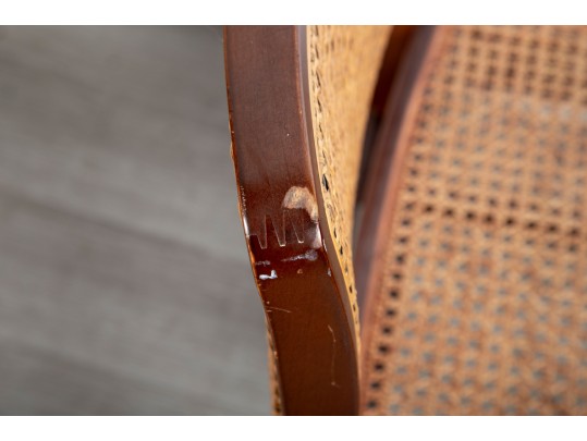 1970's Italian Cane Seat Chairs 
