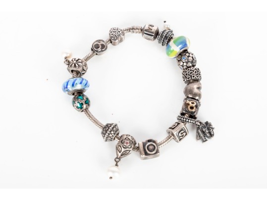 Sterling Silver Pandora Bracelet (Custom)