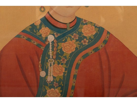 Large Antique Chinese Ancestral Portrait