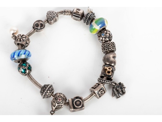 Sterling Silver Pandora Bracelet (Custom)