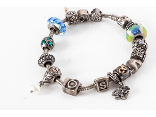 Sterling Silver Pandora Bracelet (Custom)