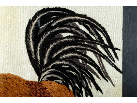 Stunning Satin Chicken Embroidery 