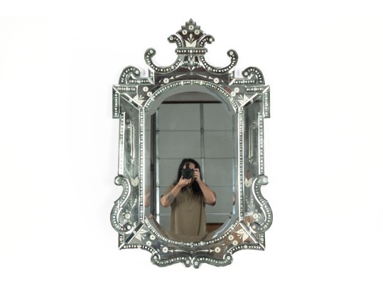Etched Venetian Mirror 