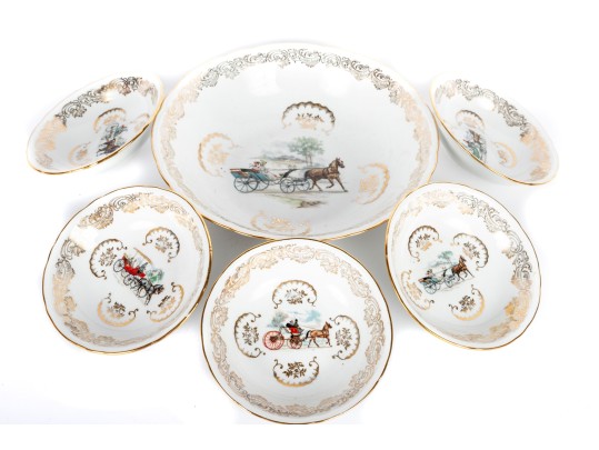 Berry Haute Vintage Porcelain Bowls